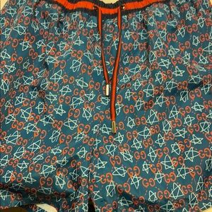 Gucci Blue/Red/White Swim Shorts